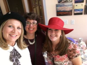 Authors Chloe Flowers, me, and Judy McDonough