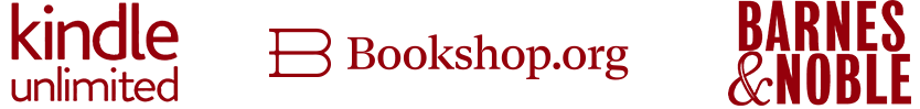 Kindle Unlimited, Bookshop.org, Barnes & Noble logos